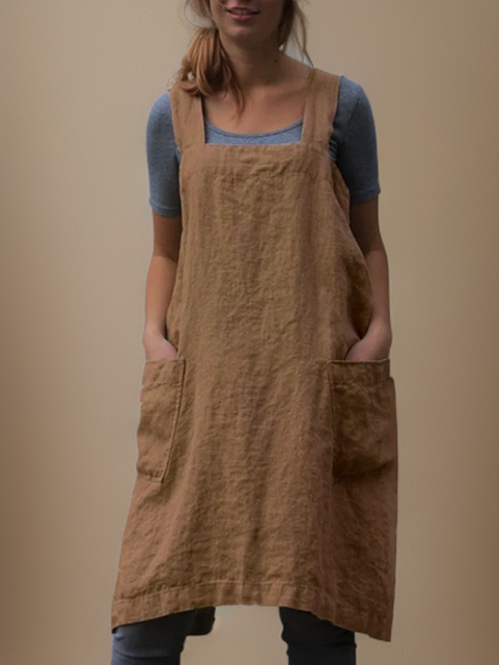 Heidi | Cotton Apron – Elegant Style with Pockets for Creativity