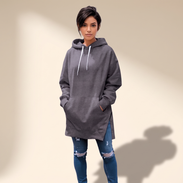 Avelmere | Hoodie Kleid – Kuschelige Fleece-Qualität für Damen