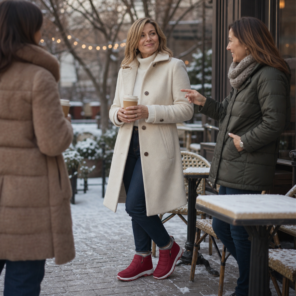Frostella | Fur-Lined Ankle Boots – Wasserdicht und Bequem
