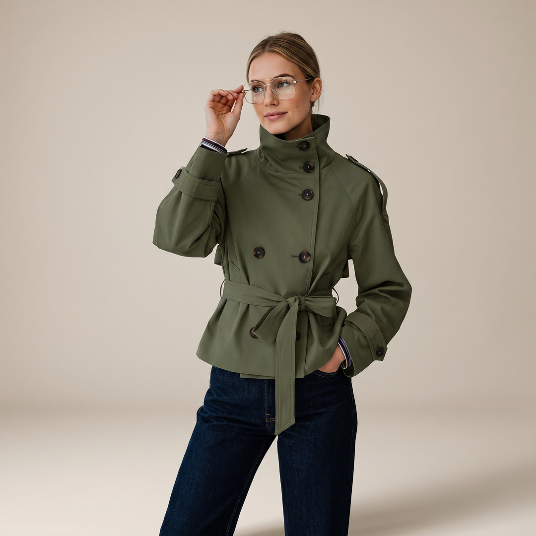 Evelyn | Trench Coat – Elegante und Vielseitige Damenmode