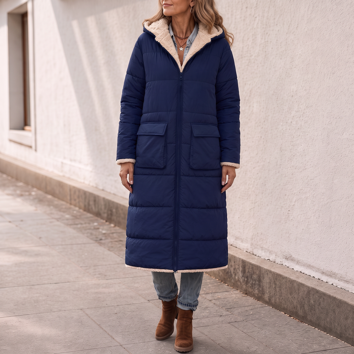 Veluna | Wendbarer Wintermantel – Stilvoll und Warm für Frauen