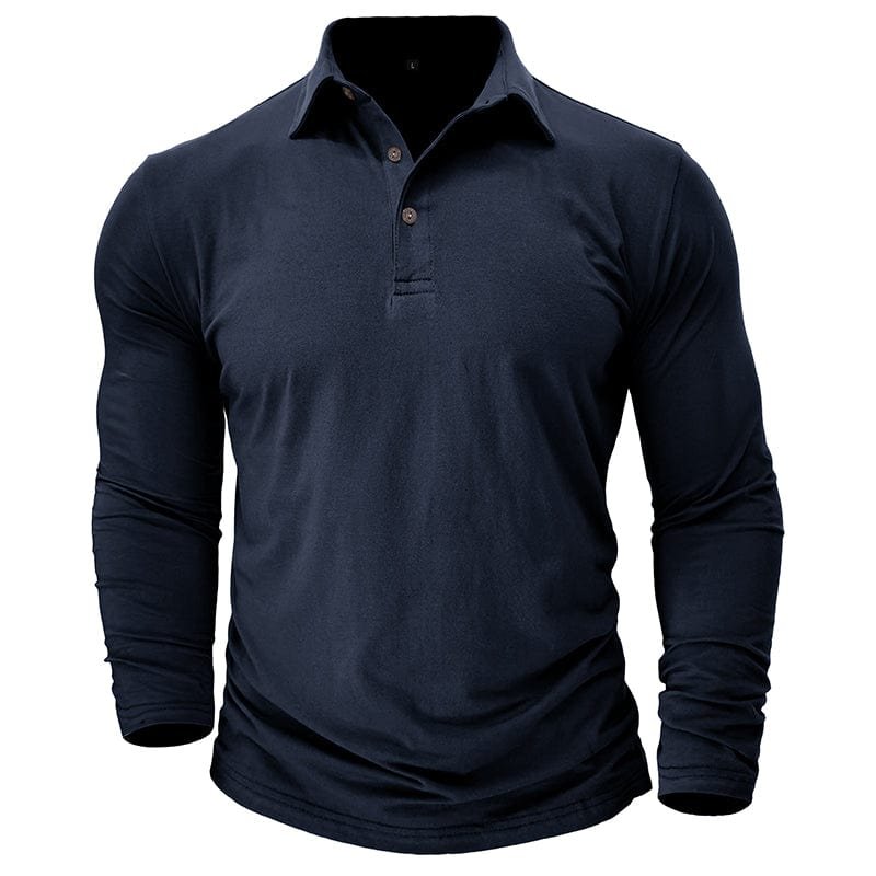 Owen | Langärmeliges Polo – Stilvolle Eleganz für Männer