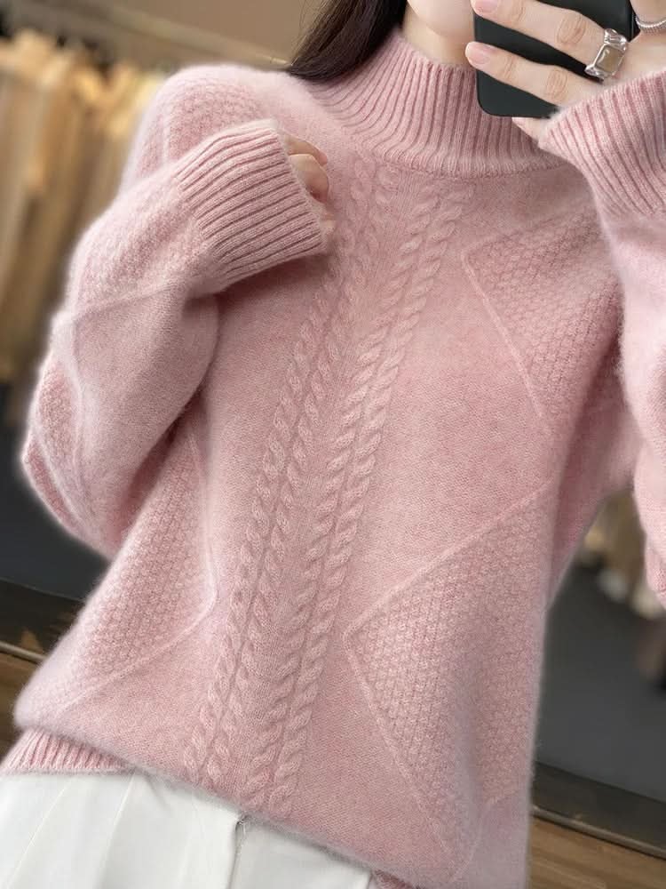 Arielle | Cashmere Sweater – Luxuriöser Turtleneck Stil für Frauen
