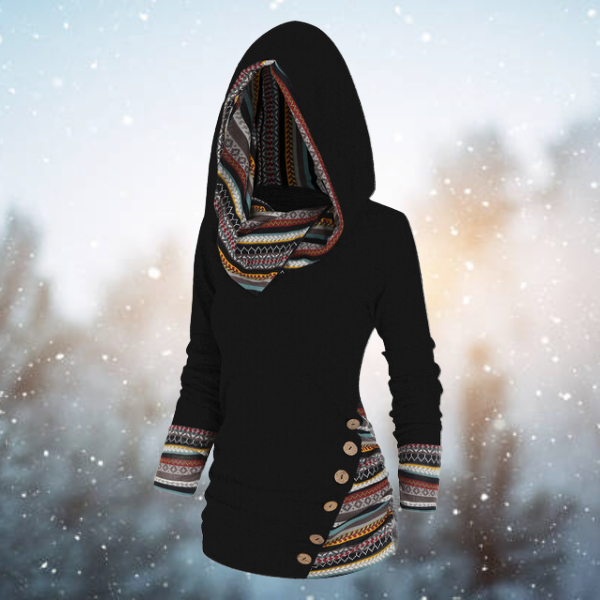 Franzi | Hoodies – Unique Tribal Pattern for Stylish Comfort