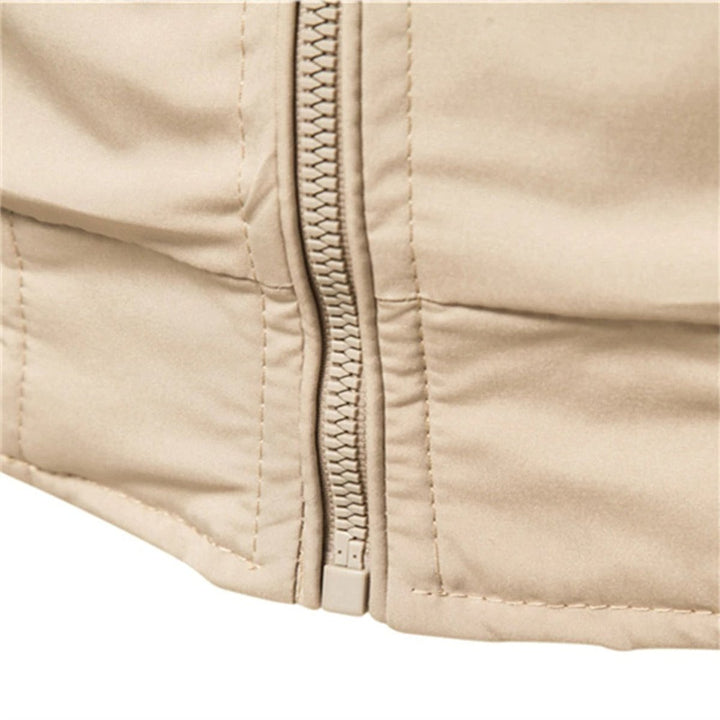 Sebastian | Casual Men’s Bomber Jacket with Contrasting Ribbed Details