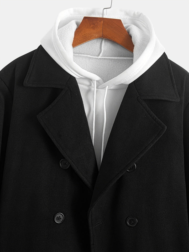 Clark | Double-Breasted Overcoat – Timeless Tailored Style for Men