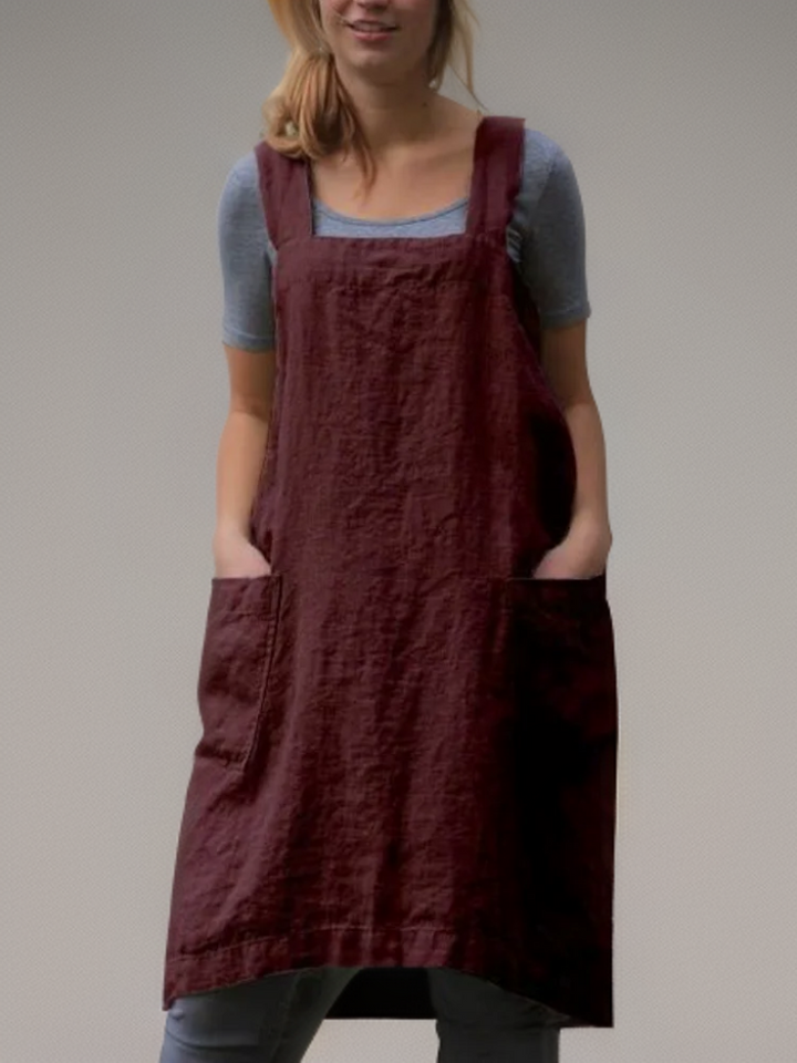 Heidi | Cotton Apron – Elegant Style with Pockets for Creativity