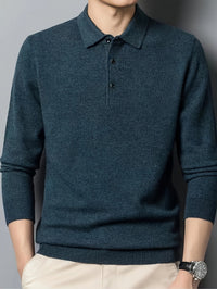 Emil | Elegant and Comfortable Long-Sleeve Polo Shirt