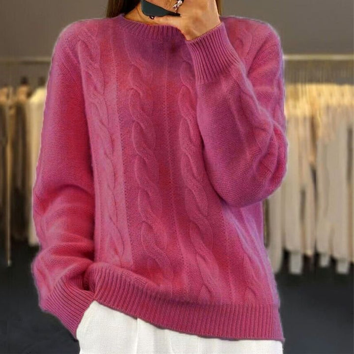 Jasmine | Warm gestrickter Pullover für kühle Tage