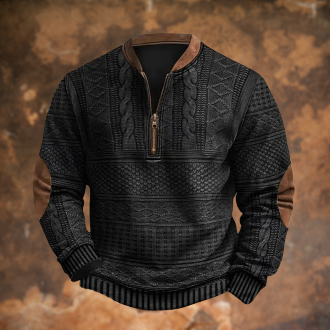 Levi | Pullover mit Reißverschluss – Stilvoller Komfort für Männer