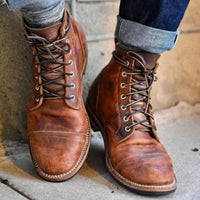 Tristan | Classic Cap-Toe Men’s Boots with Comfortable Foot Support