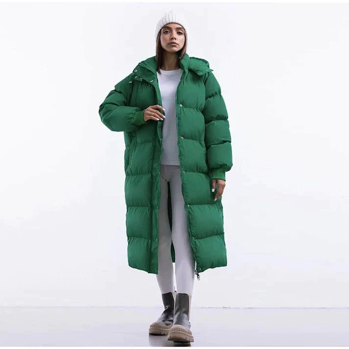 Drune | Maxi Puffer Jacke – Übergröße für Damen