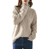 Sophie | Luxuriöser Cashmere-Rollkragenpullover Für Die Kalte Jahreszeit