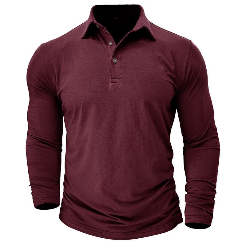 Owen | Langärmeliges Polo – Stilvolle Eleganz für Männer