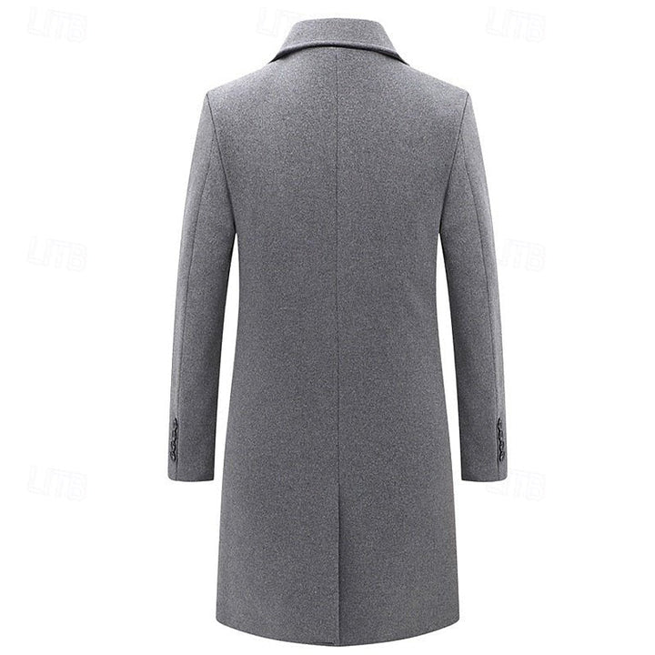 Malcolm | Double-Breasted Overcoat – Timeless Style for Men