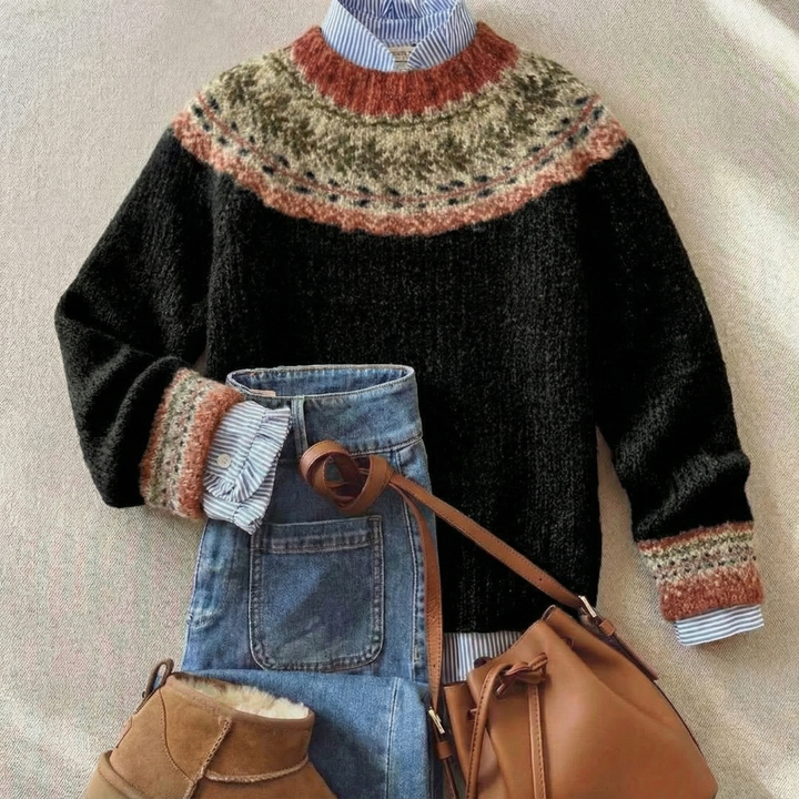 Ella | Strickpullover – Klassisches nordisches Design für Frauen