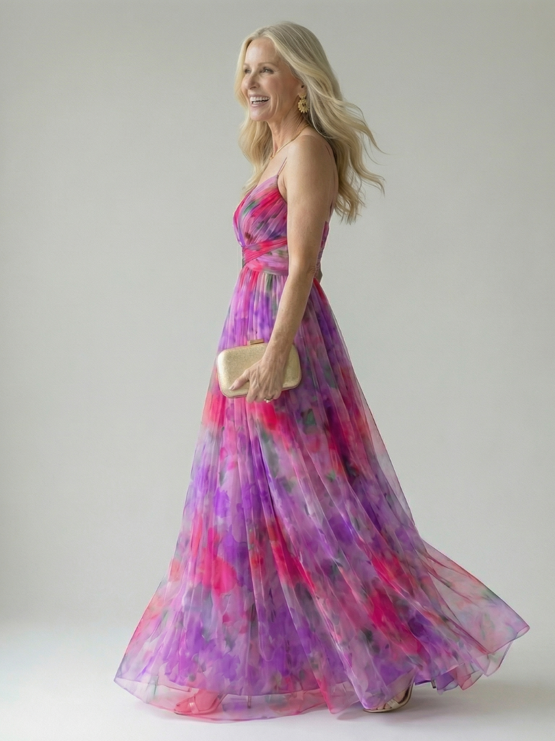 Isel | Maxi Kleid – Leichtes Wickeldesign für Frauen