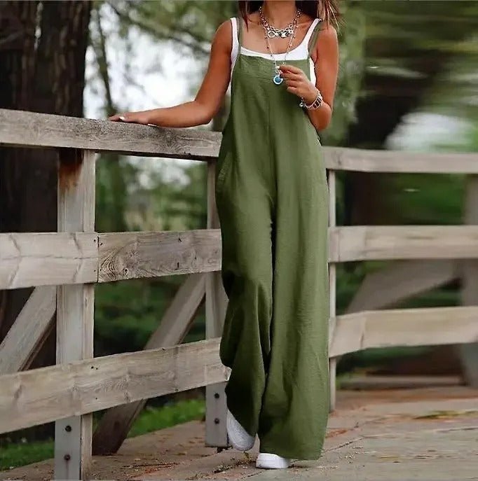 Elfriede | Damen Jumpsuit – Weit Beinschnitt für stilvolle Looks