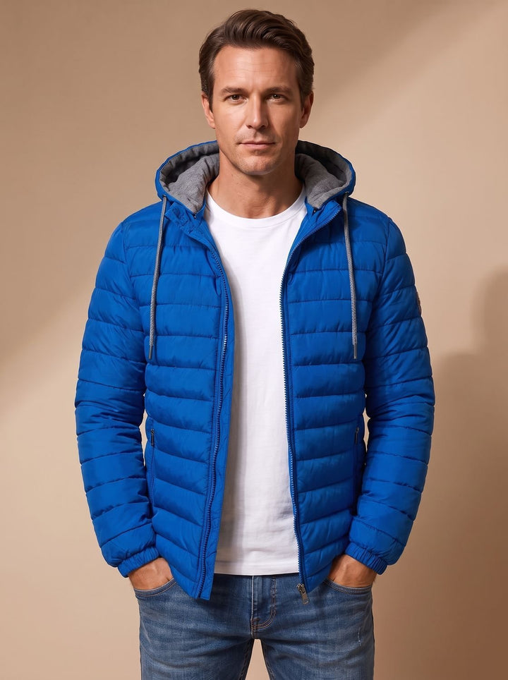 Matthias | Gesteppte Kapuzenjacke – Leicht mit Thermoisolierung für Herren