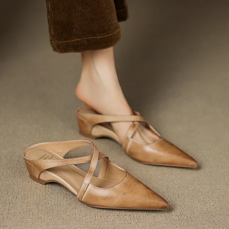 Isabella | Modern and Elegant Leather Slides
