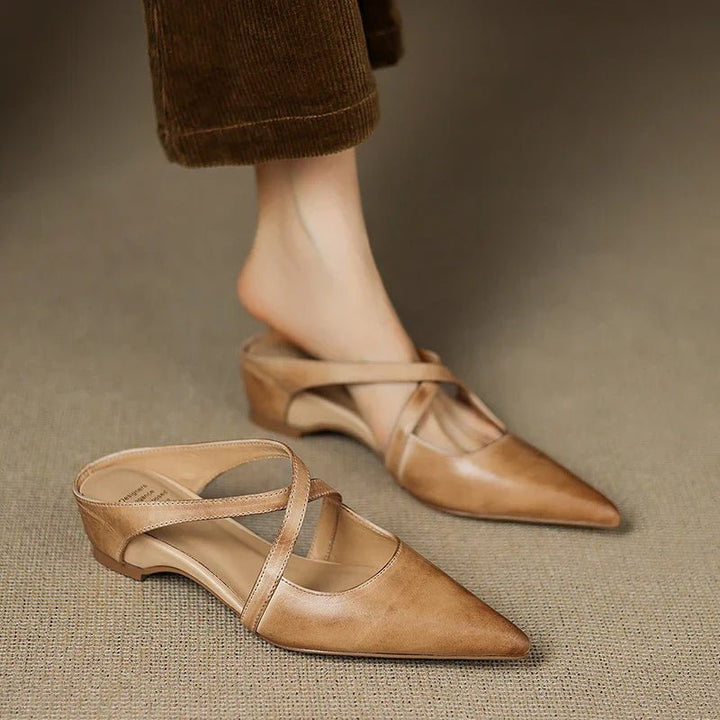 Isabella | Modern and Elegant Leather Slides