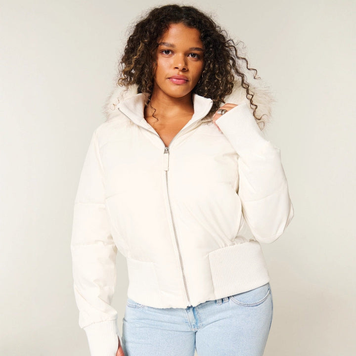 Nora | Quilted Winter Jacket – Elegant Style for Women