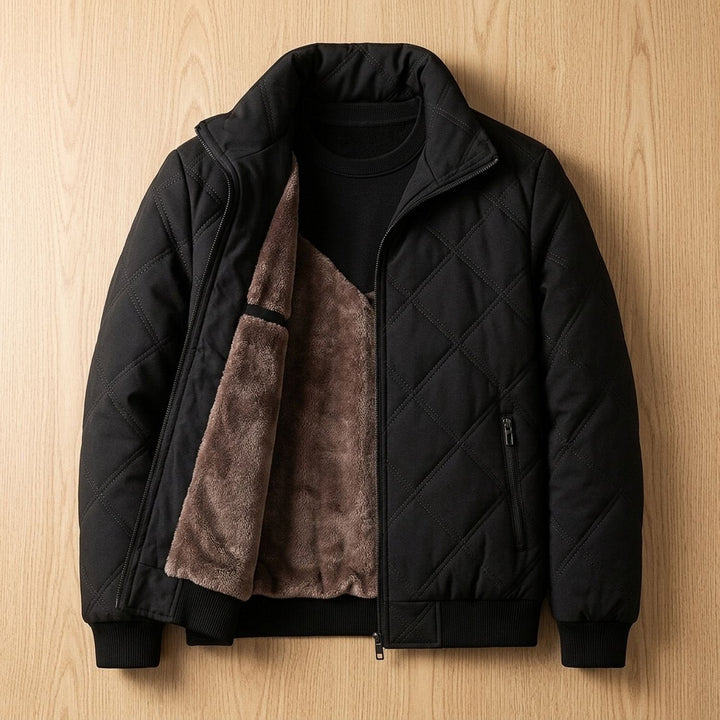 Maximilian | Steppjacke für Herren mit wärmendem Fleece-Innenfutter