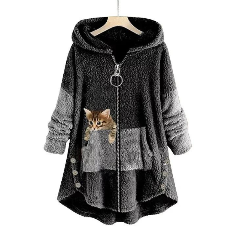 Agnes | Plüsch-Hoodie für Damen – Weich und Warm