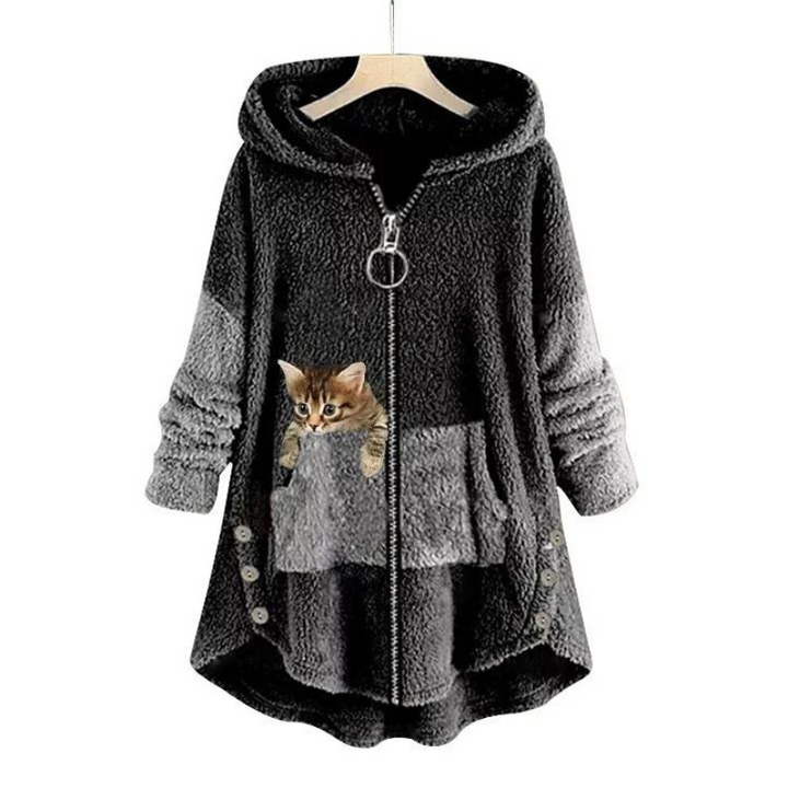 Agnes | Plüsch-Hoodie für Damen – Weich und Warm