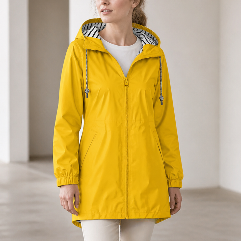 Rainfell | Wasserabweisende Kapuzen-Regenjacke
