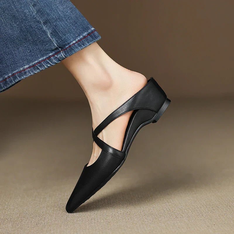 Isabella | Modern and Elegant Leather Slides