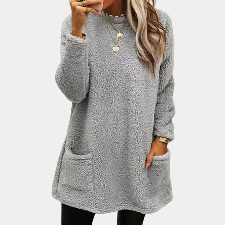 Greta | Cozy and Casual Tunic Sweatshirt