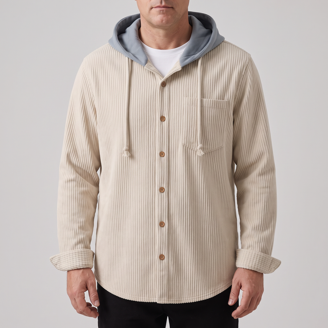 Dante | Corduroy Hoodie – Bequemer Stil für Männer
