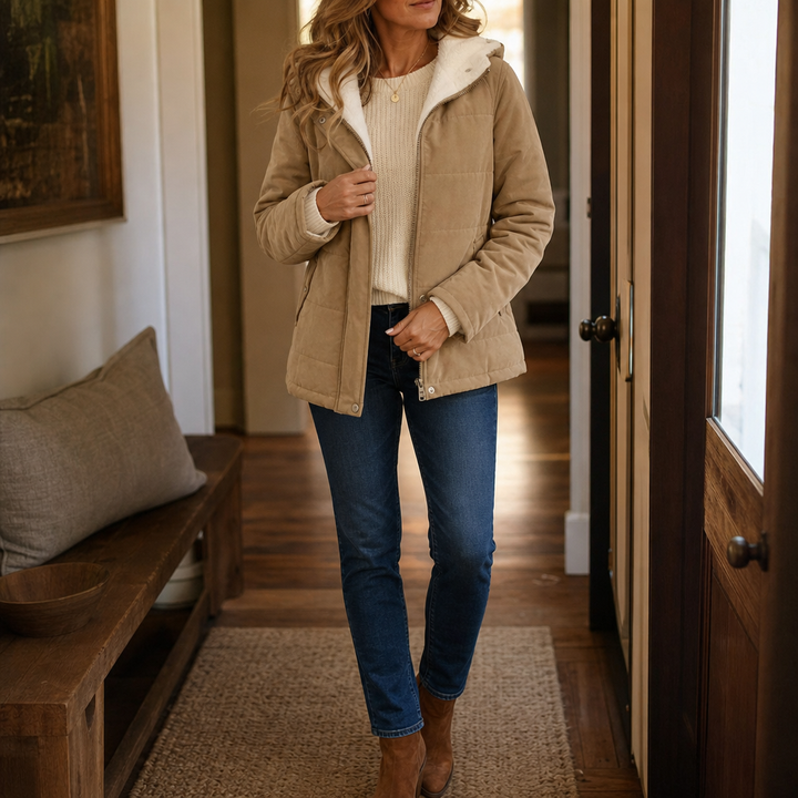 Coldbourne | Pufferjacke mit Kapuze – Wärme für kalte Tage