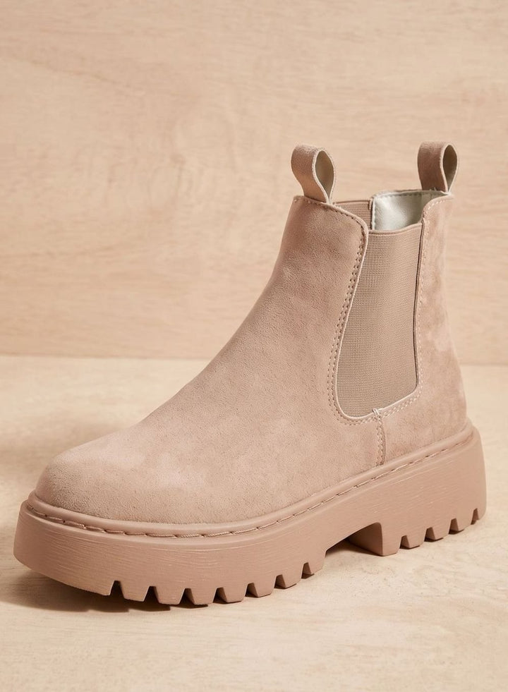 Greta | Chelsea Boots – Komfortable Damen Stiefeletten mit Plateau