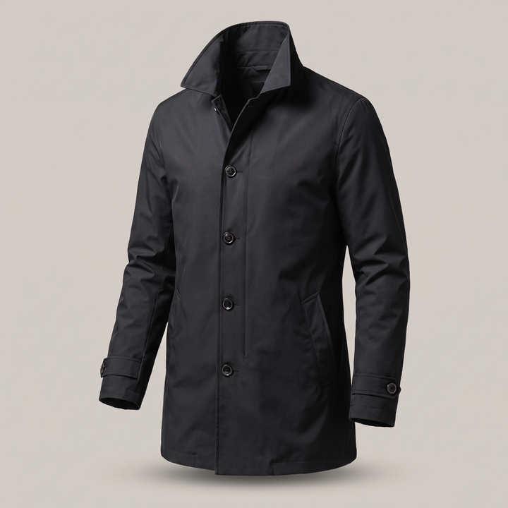 Smart | Wetterfester Regenmantel – Elegante Mittel-Länge für Männer