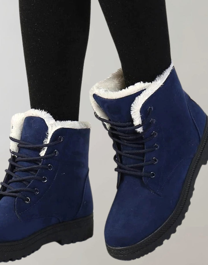 Luisa | Stiefeletten – Gefütterte Schnür-Winterboots für Damen