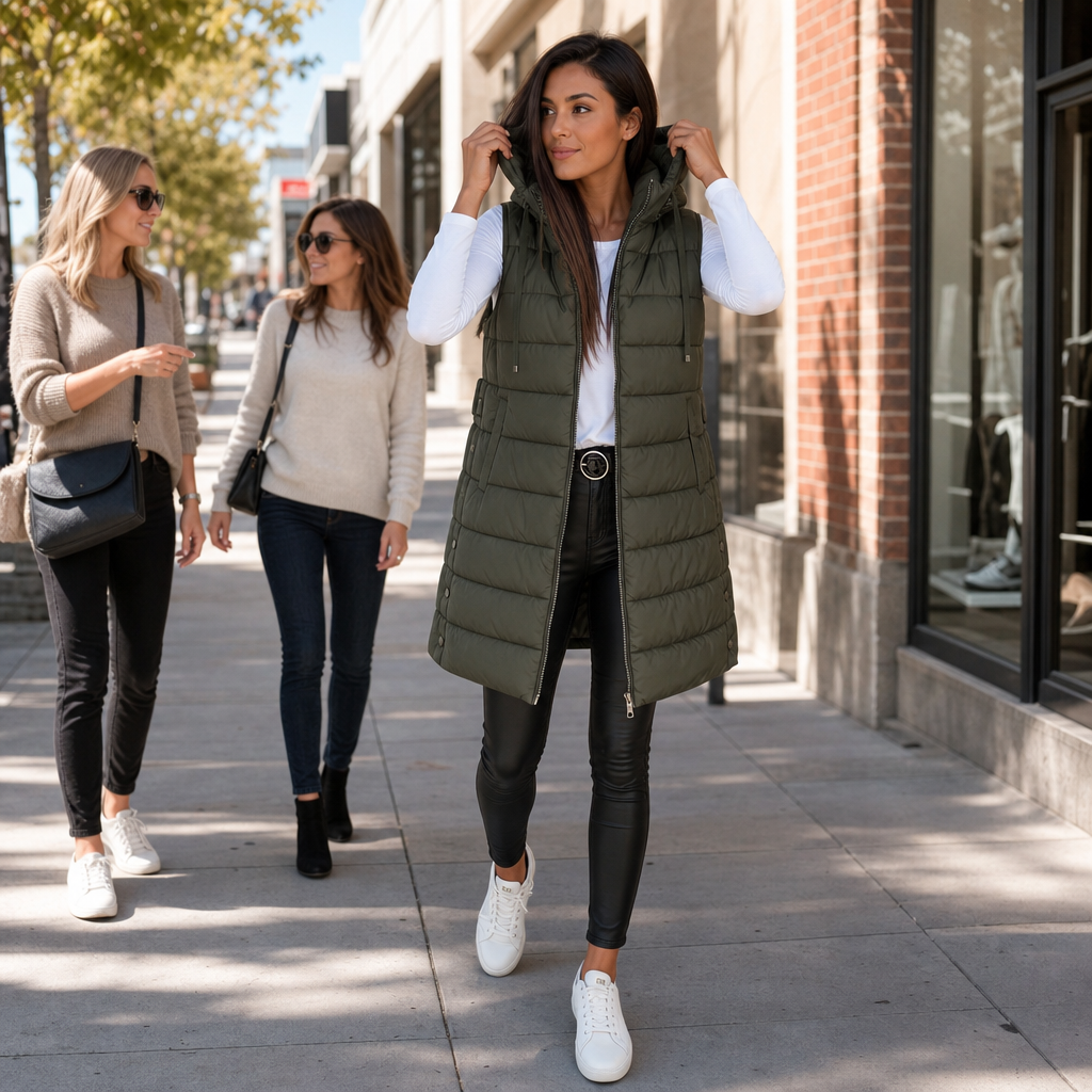 Wearbella | Longline Puffer Vest – Vielseitig für jeden Anlass