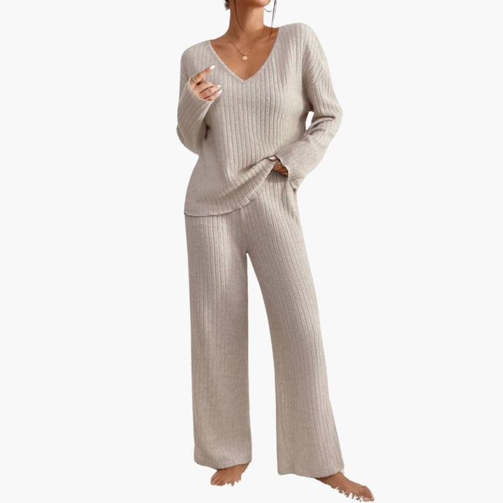 Natura | Knit Loungewear Set – Cozy Long Sleeves for Women