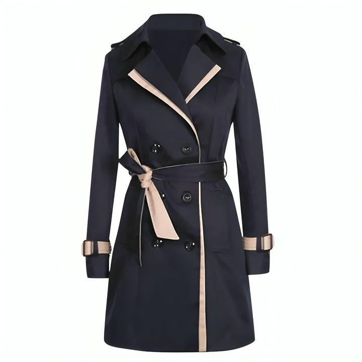 Helena | Elegant Long Trench Coat with a Feminine Silhouette
