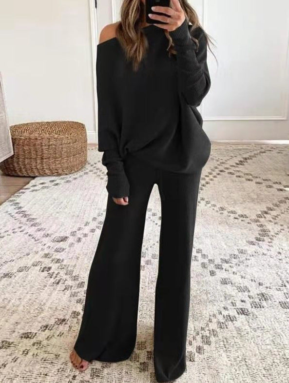 Sandra | Modern and Asymmetrical Two-Piece Knit Set