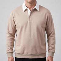 Maximilian | Elegant cotton polo sweater with a classic collar