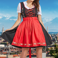 Hannah | Traditional Oktoberfest Dirndl Dress with Apron