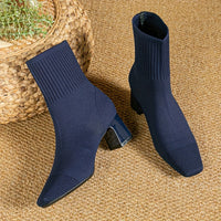 Kerstin | Modern and Elegant Knit Ankle Boots