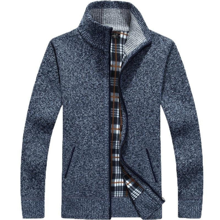 René | Winddichter Pullover mit Innenfutter
