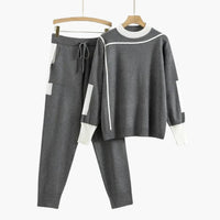 Nora | Kuscheliges Hochgeschlossenes Pullover Set Für Kalte Tage
