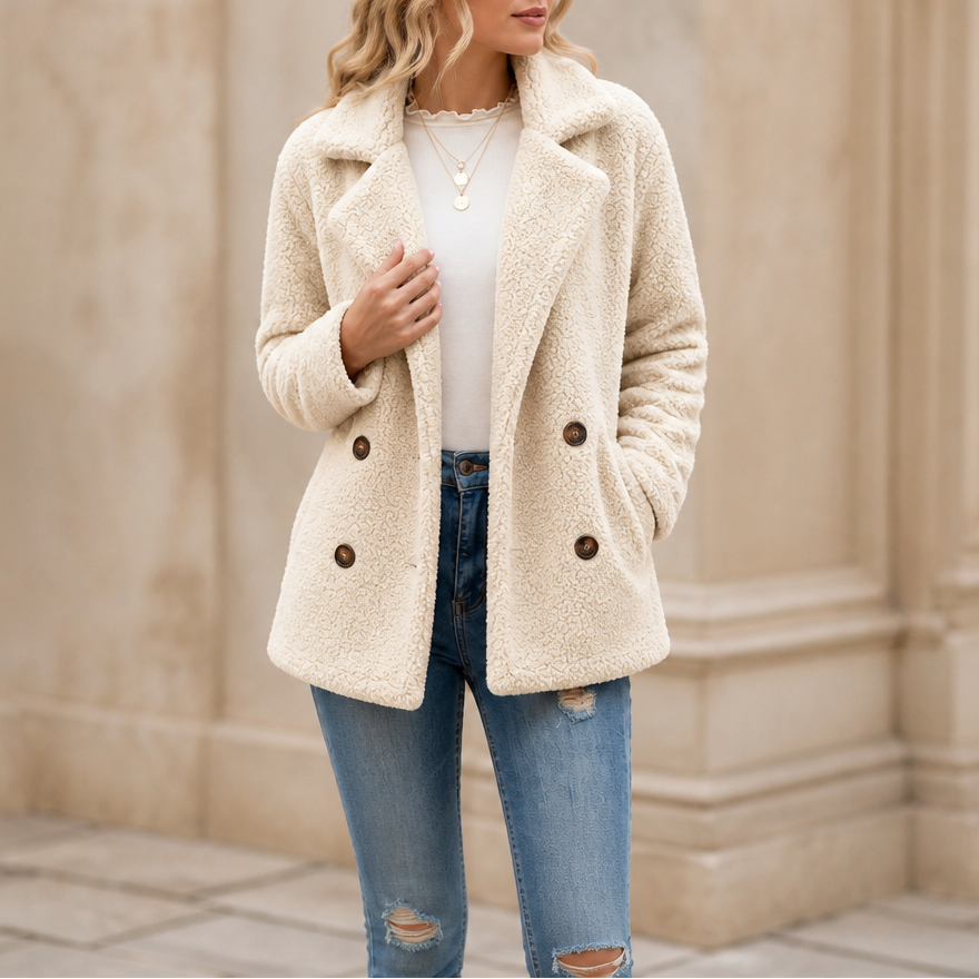 Cozelle | Teddy Fleece Winter Jacket – Chic und Warm