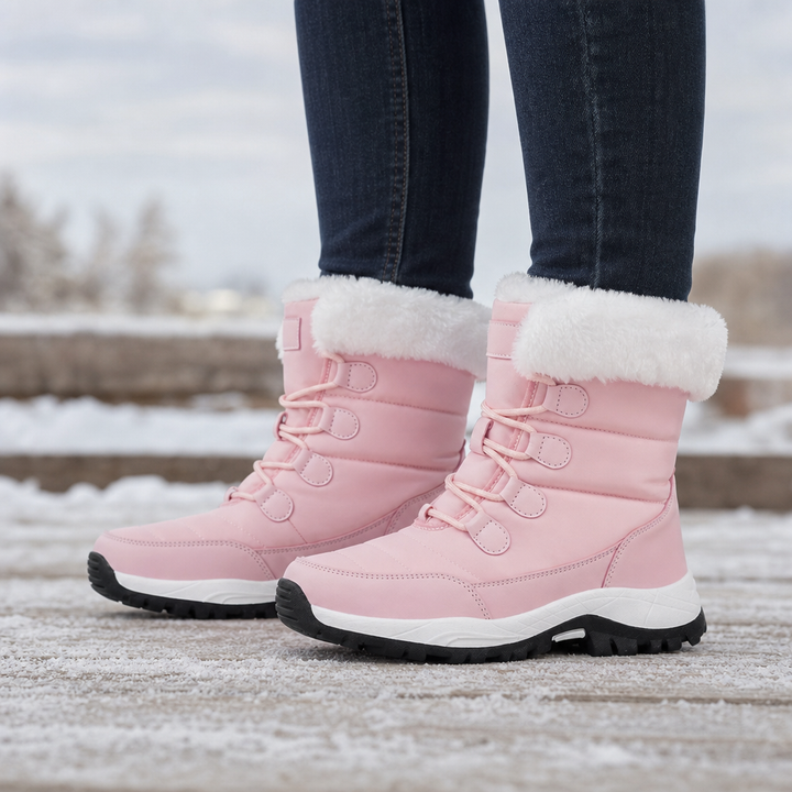 Cozywalk | Fleece-Lined Platform Snow Boots für Frauen