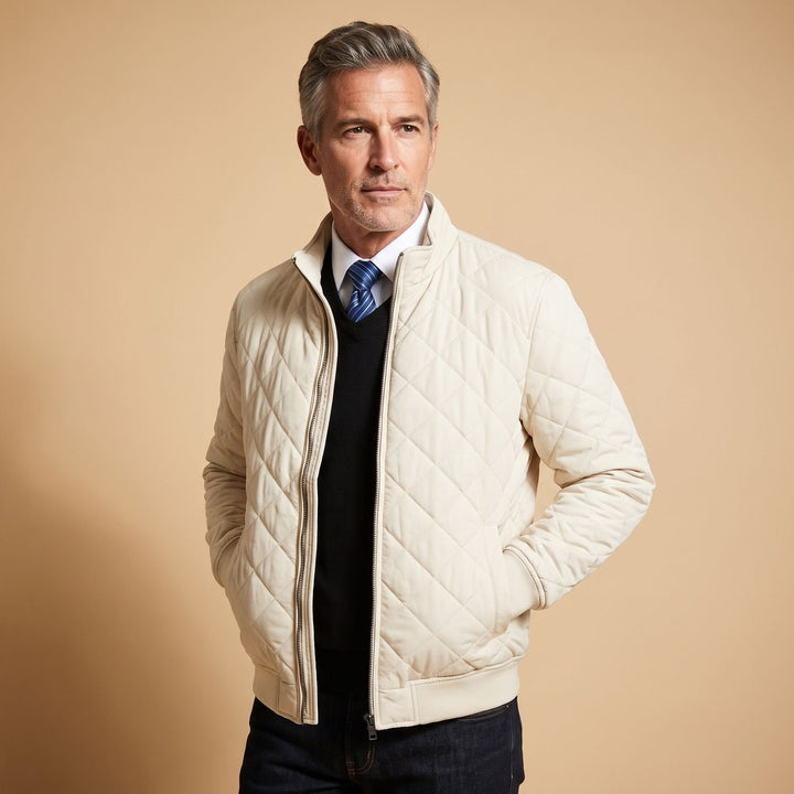 Maximilian | Steppjacke für Herren mit wärmendem Fleece-Innenfutter
