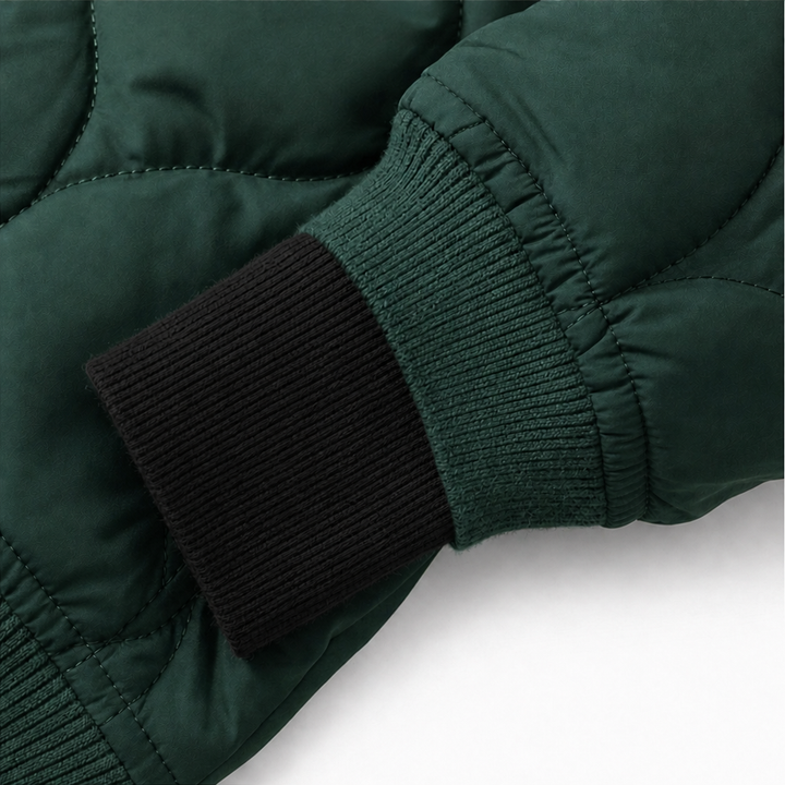 Wearbella | Spliced Quilted Hooded Puffer Jacket – Bequeme warme Jacke für kalte Tage